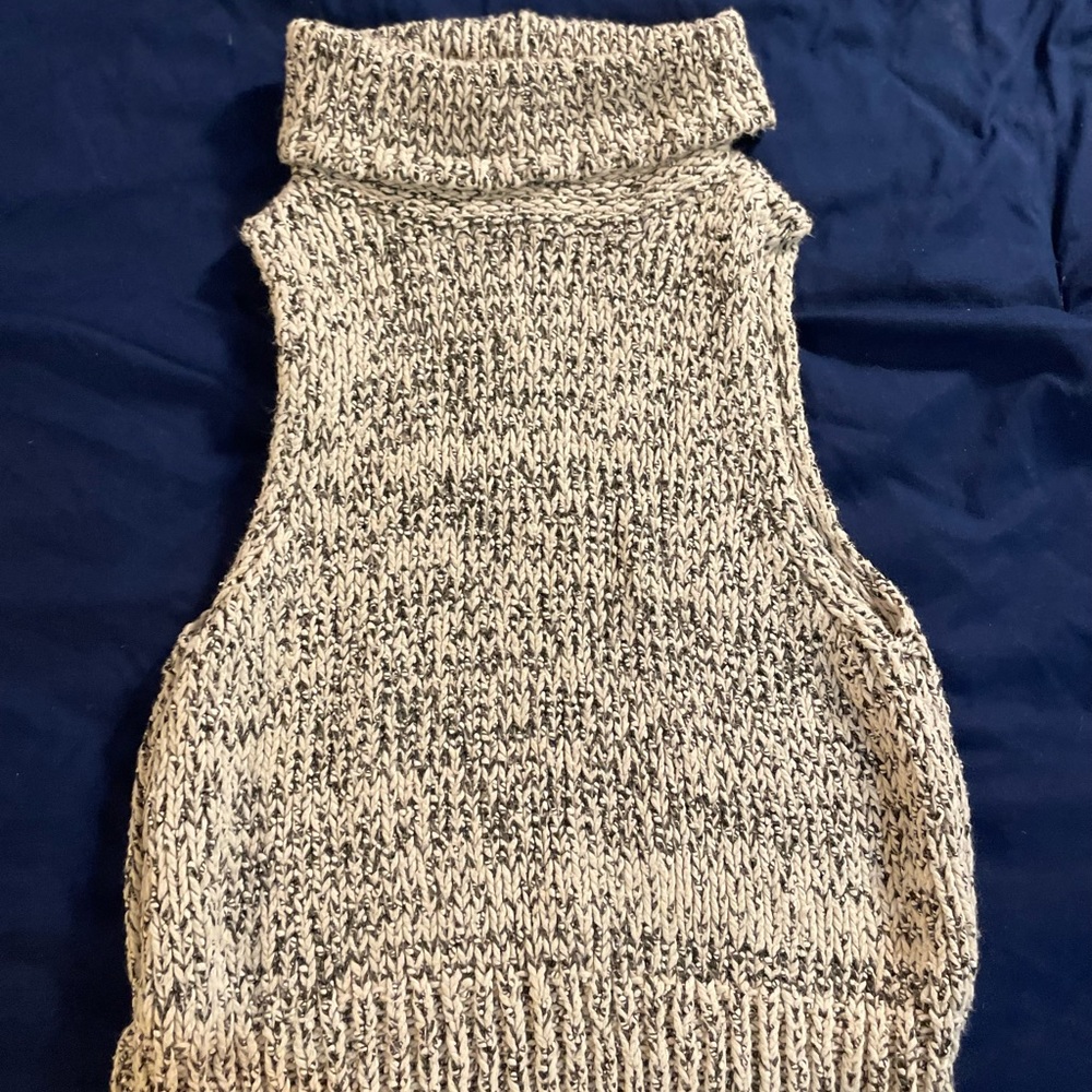 Cold shoulder sweater